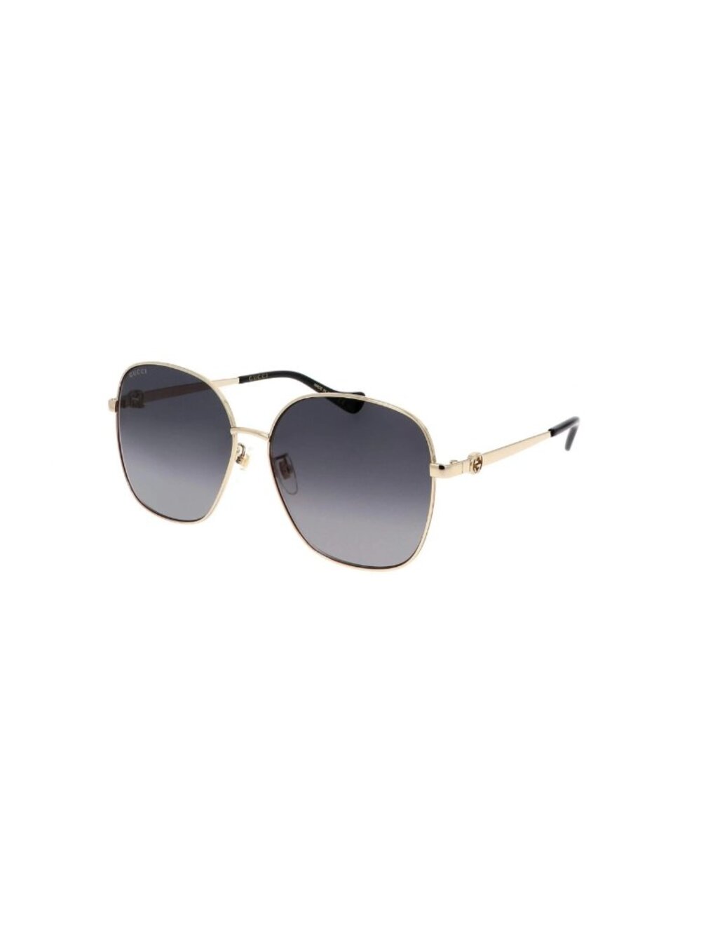 Gucci GG1089SA 001 61 Women's Gold Frame / Grey Gradient Sunglasses